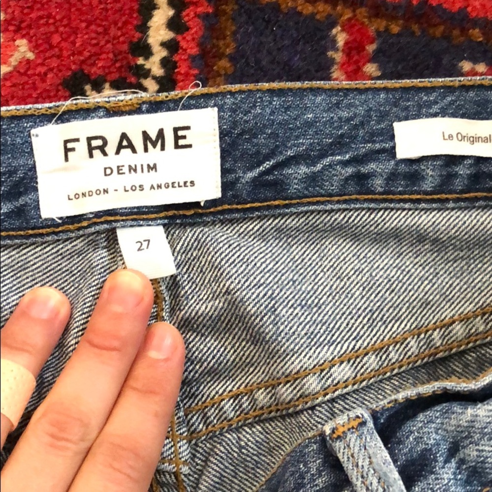 Frame denim le original button fly jeans 27 - Picture 4 of 5